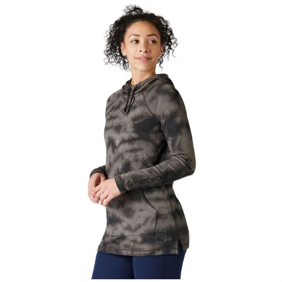 Smartwool Thermal Plant-Based Dye Merino Logo Hoodie - Women's-SZ Med - Picture 3 of 7